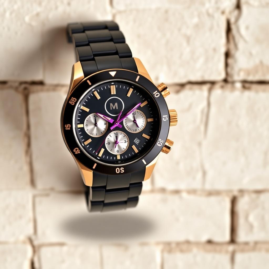 M chronograph watch