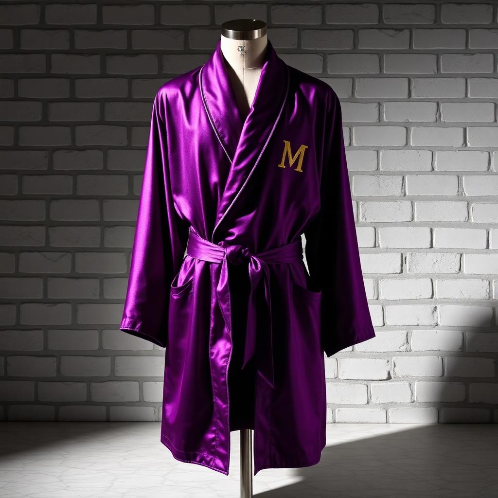 Silk Smoking Robe